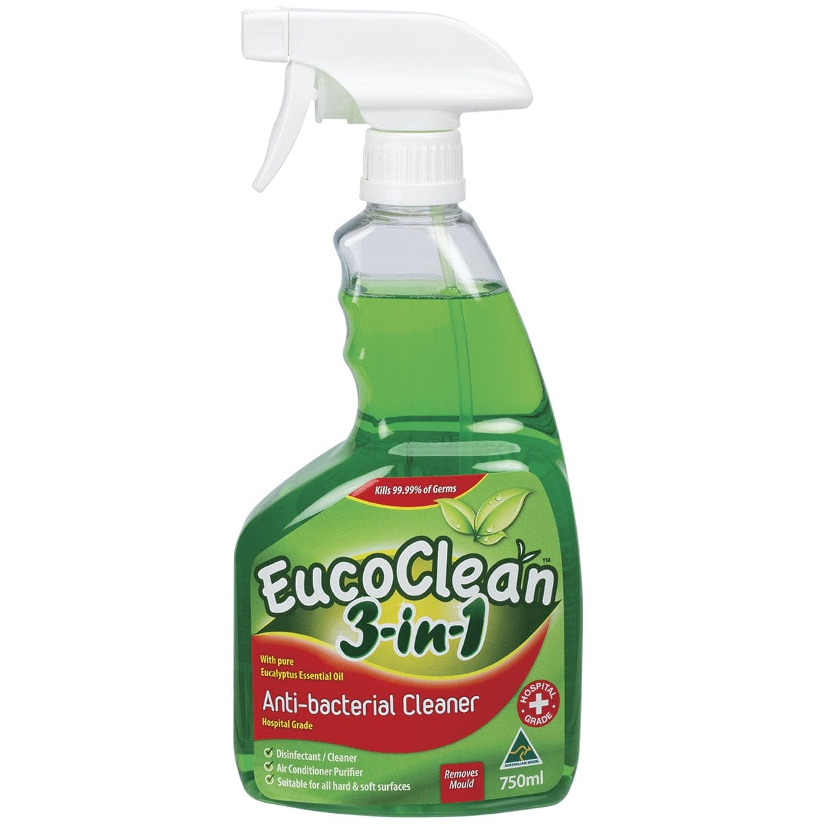 Eucoclean 3-In-1 Anti-Bacterial Spray 750ml