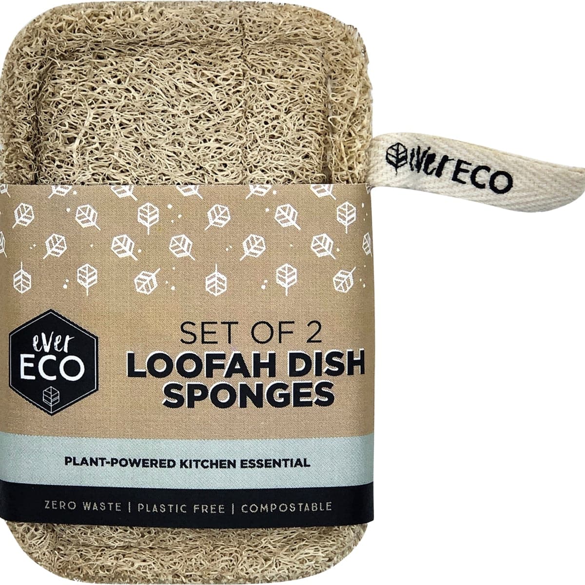 Ever Eco Loofah Dish Sponges 2 Pack