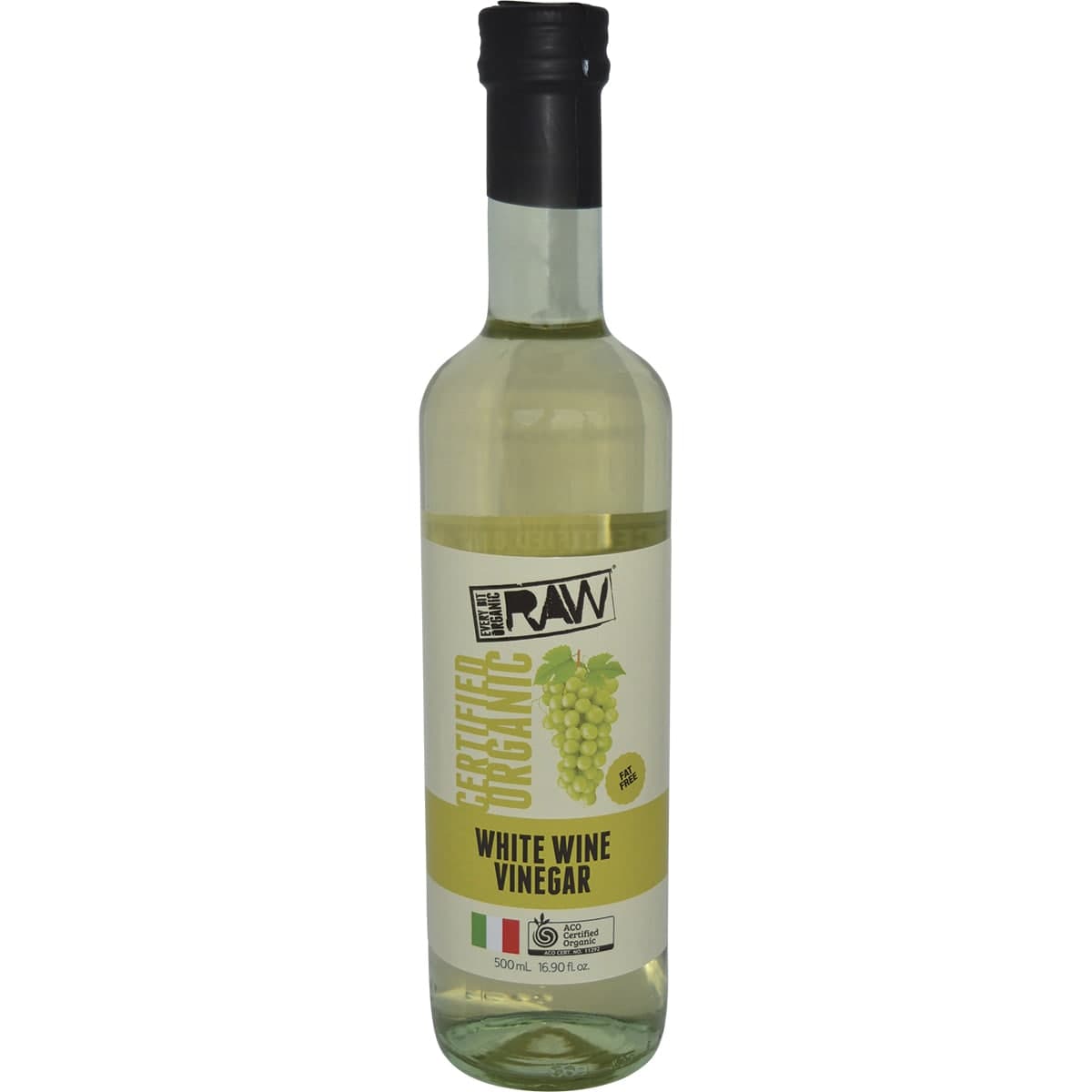 Every Bit Organic Raw White Wine Vinegar 500ml