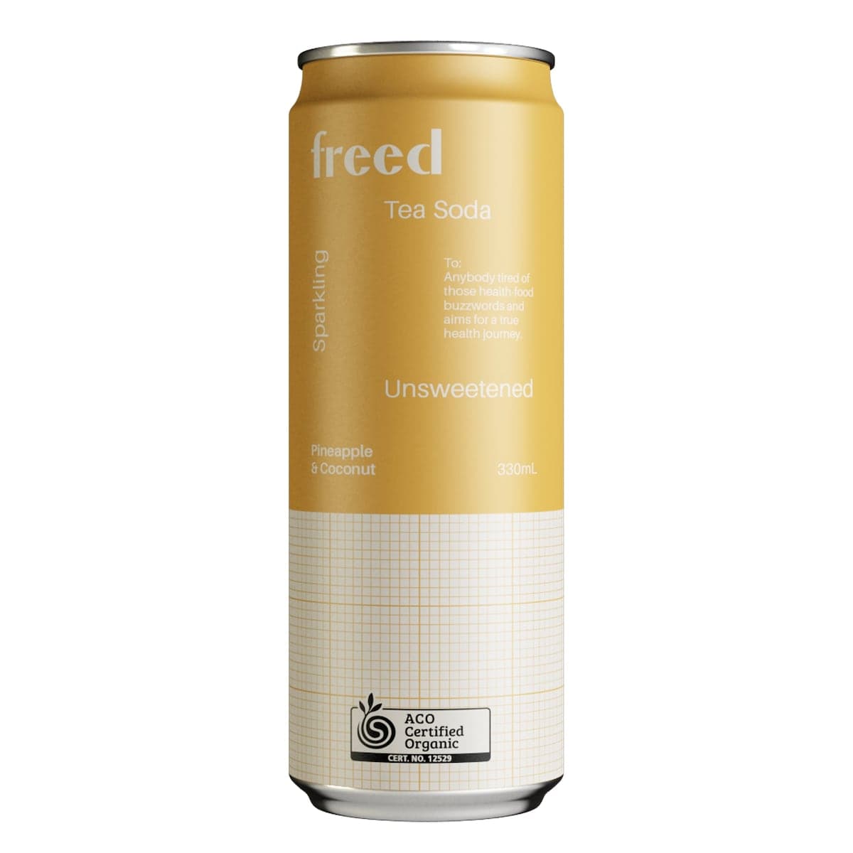 Freed Tea Soda Organic Pineapple & Coconut 330mL