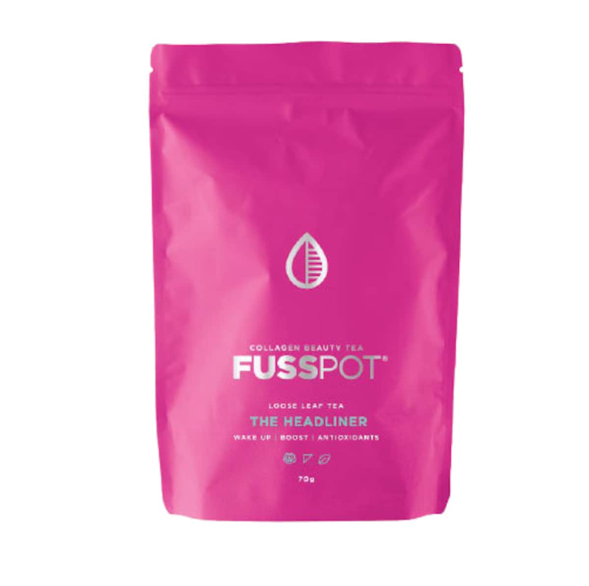 Fusspot Loose Leaf Collagen Beauty Tea The Headliner 70g