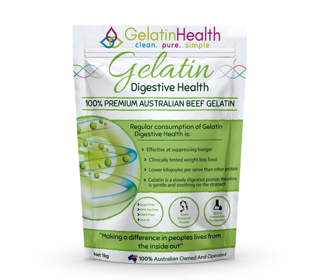 Gelatin Health Gelatin - Food Grade 1kg