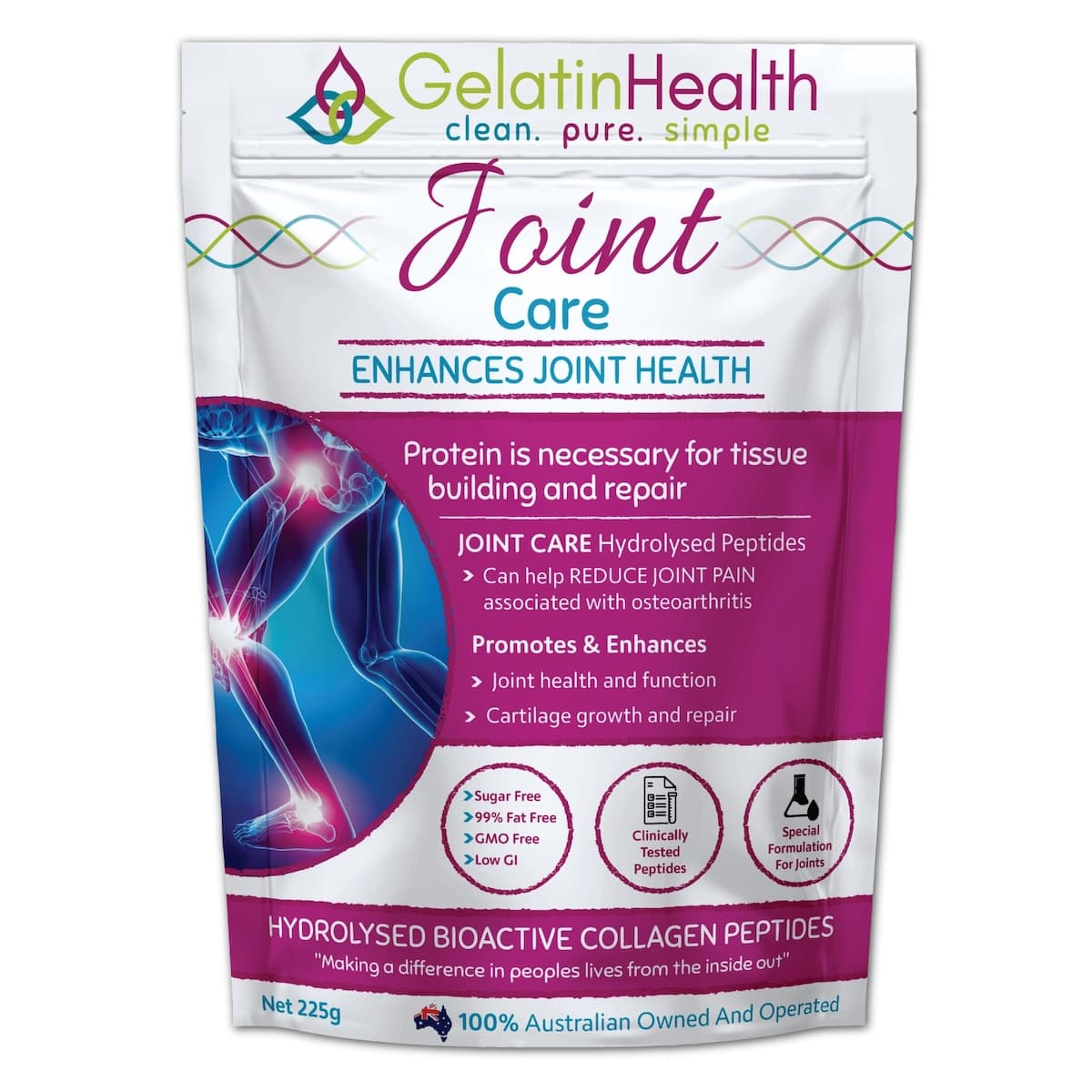 Gelatin Health Joint Care Collagen 225g