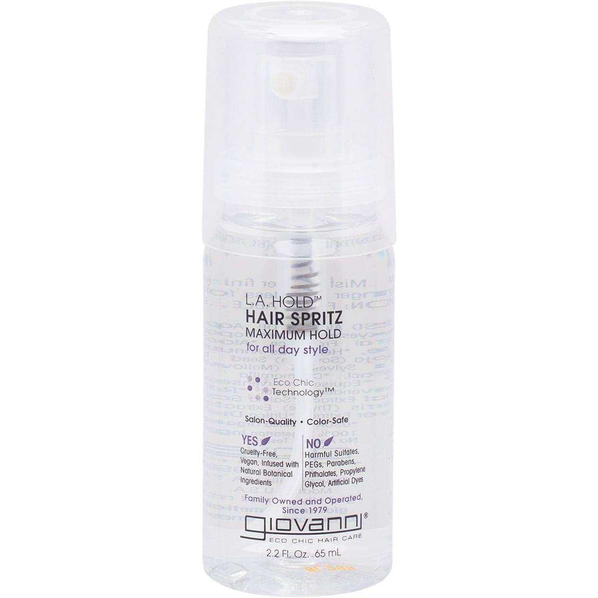 Giovanni Hair Spritz LA Hold Maximum Hold 65ml