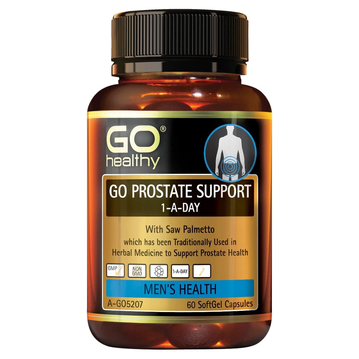 GO Healthy Prostate Support 1-A-Day 60 Soft Capsules