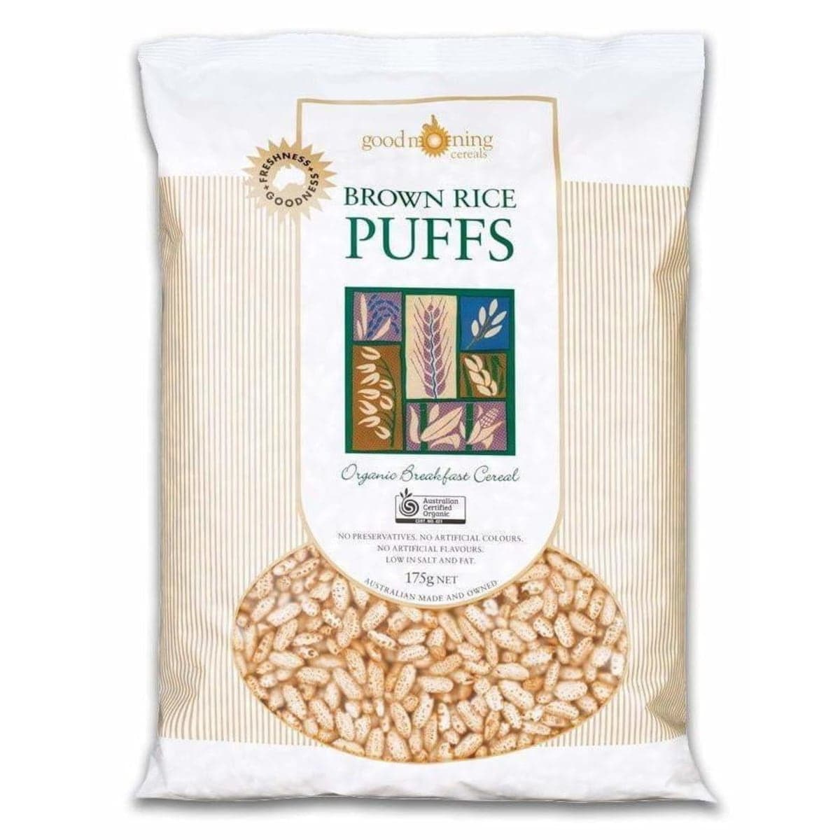 Good Morning Cereals Brown Rice Puffs 175g