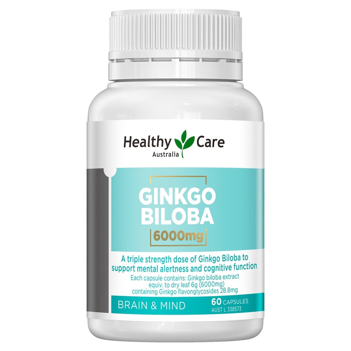 Healthy Care Ginkgo Biloba 6000Mg 60 Capsuless