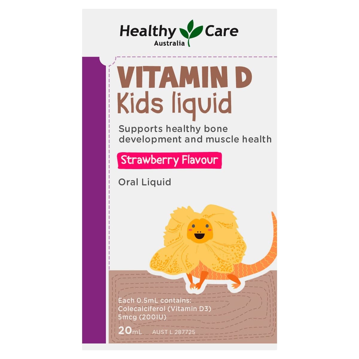 Healthy Care Vitamin D Kids Liquid 20ml