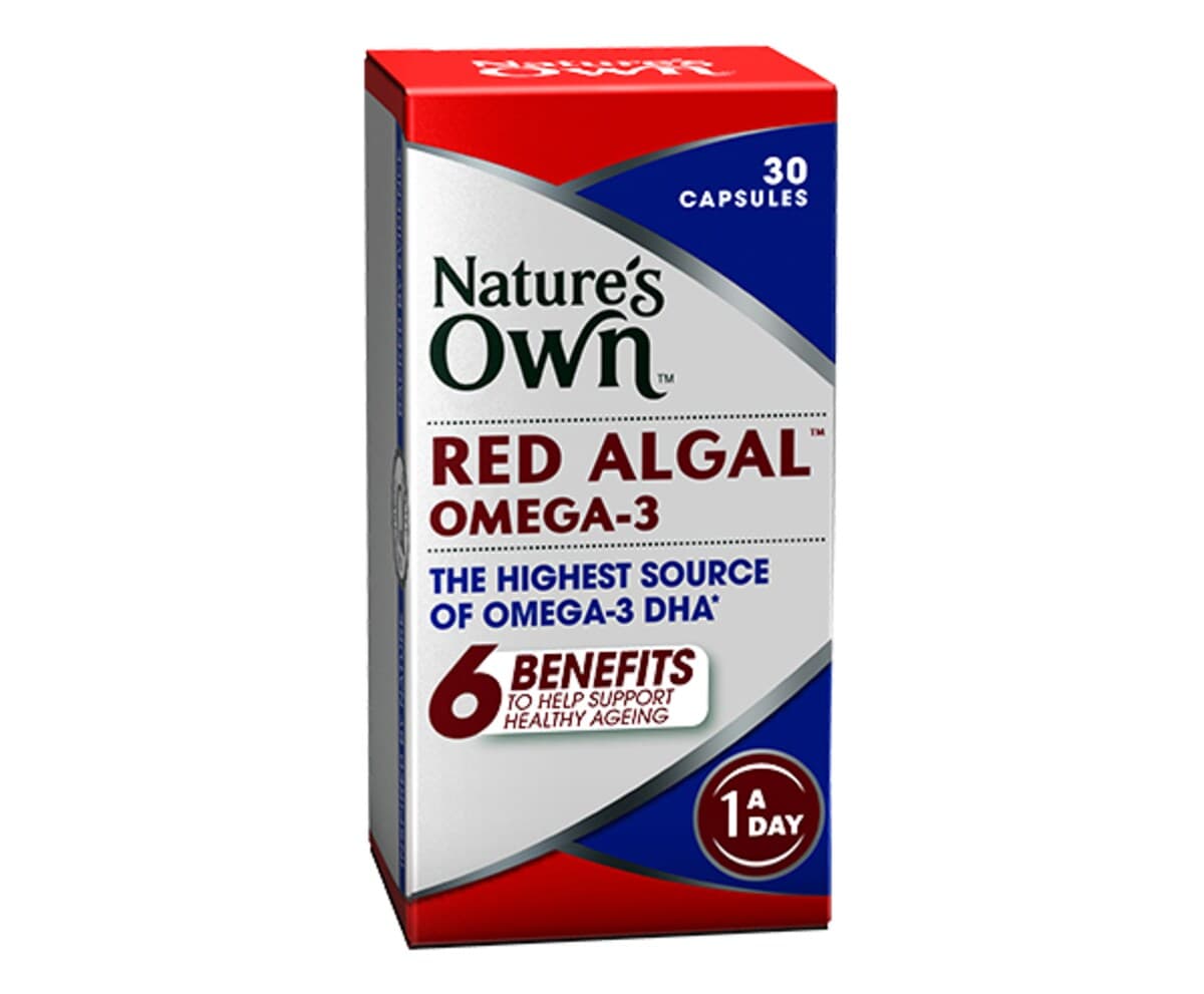 NATURE'S OWN RED ALGAL OMEGA 3 CAPSULES