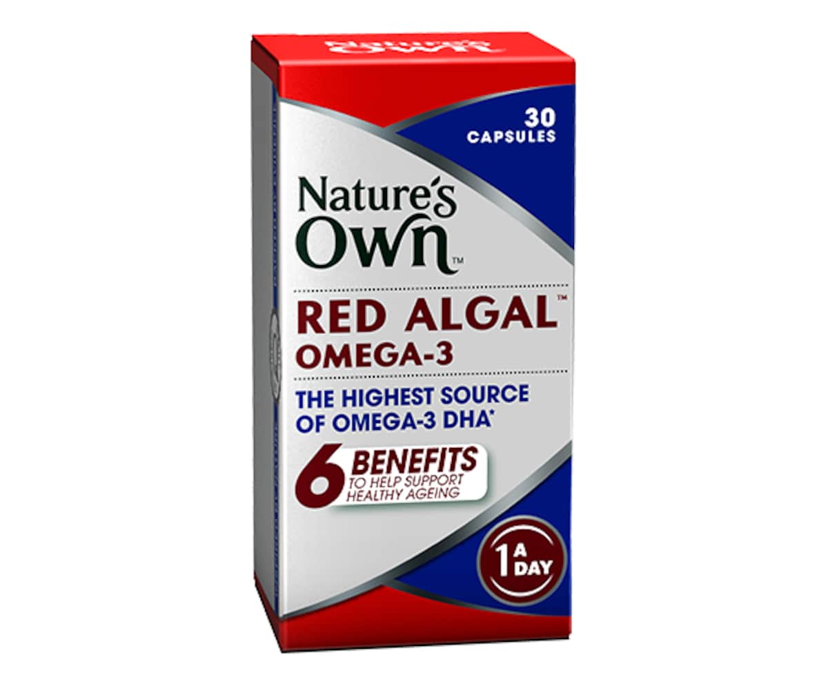 NATURE'S OWN RED ALGAL OMEGA 3 CAPSULES