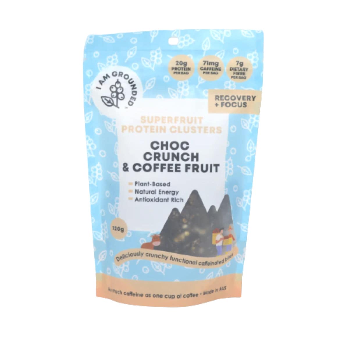 I Am Grounded Superfruit Clusters Chocolate Crunch And Coffee Fruit 120G