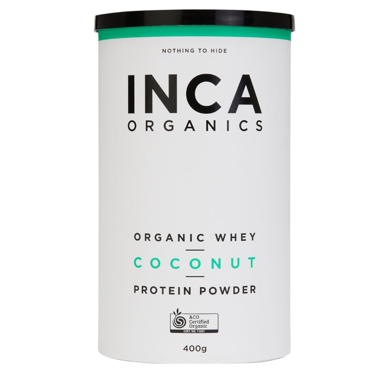 Inca Organics Organic Whey Protein Powder Coconut 400g