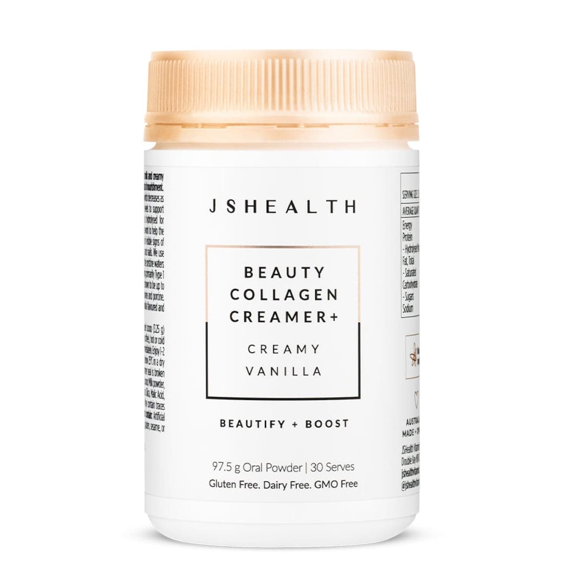 JSHealth Beauty Collagen Creamer+ Creamy Vanilla 97.5g