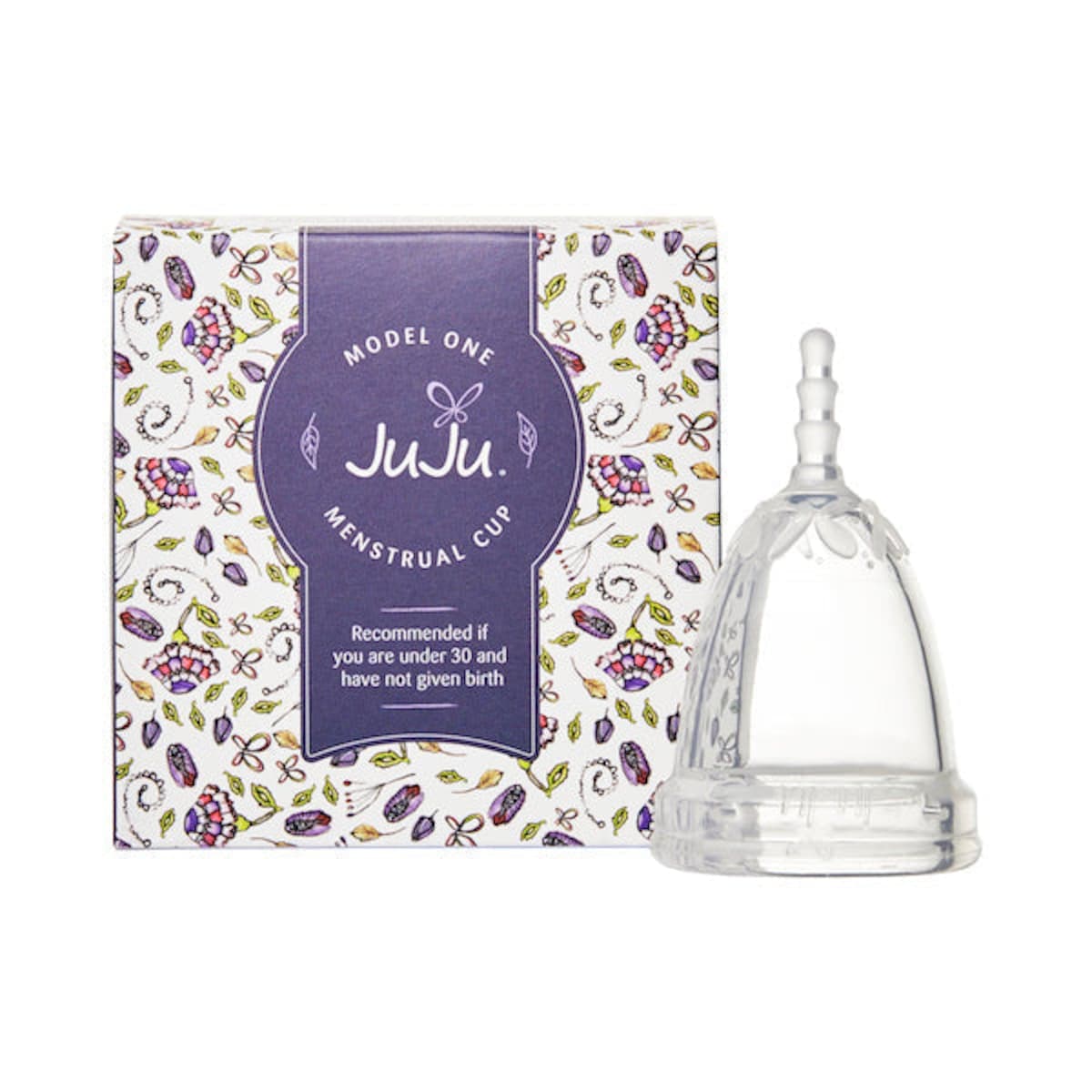 JuJu Model 1 Clear Menstrual Cup