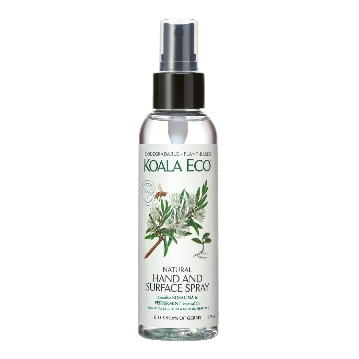 Koala Eco Natural Hand & Surface Spray Rosalina & Peppermint 125ml
