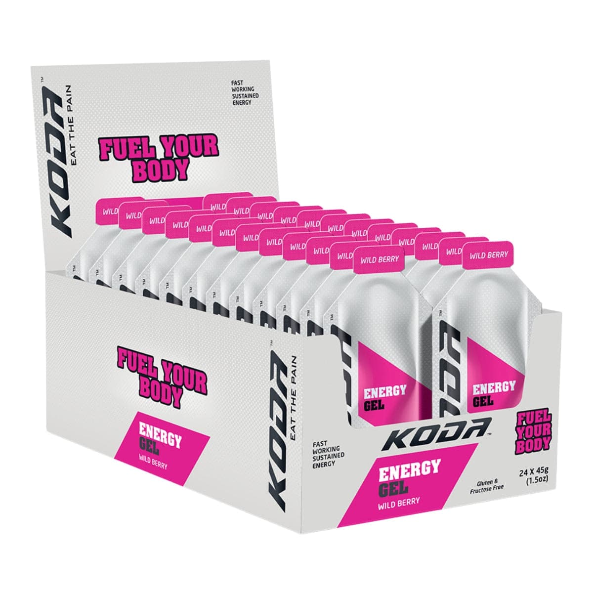 Koda Energy Gel Wild Berry 24 x 45g