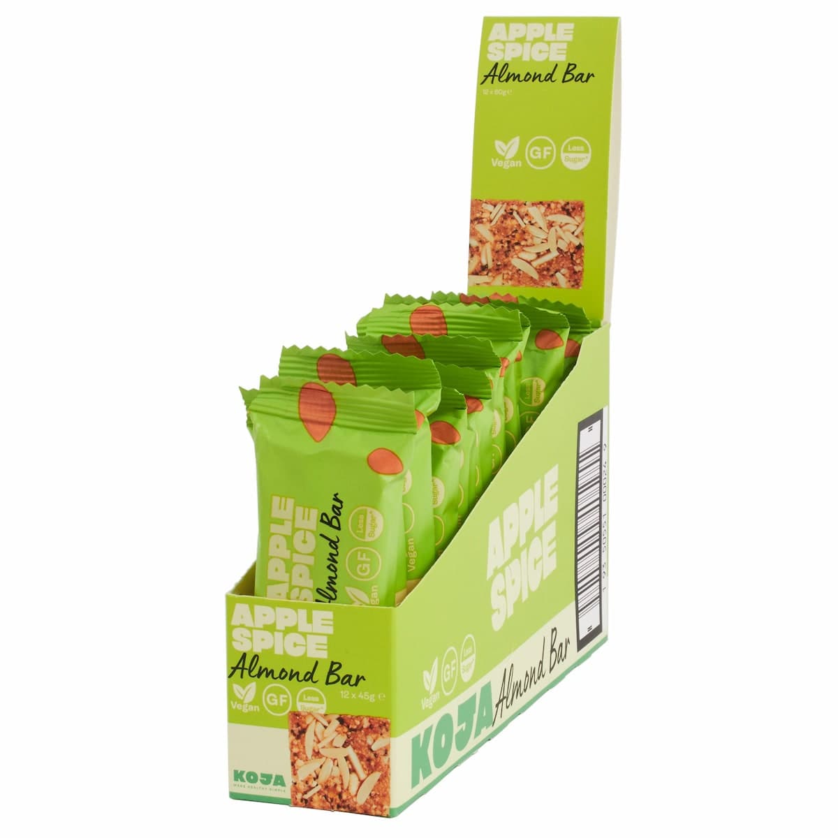 Koja Almond Bar Apple Spice 12 x 45g