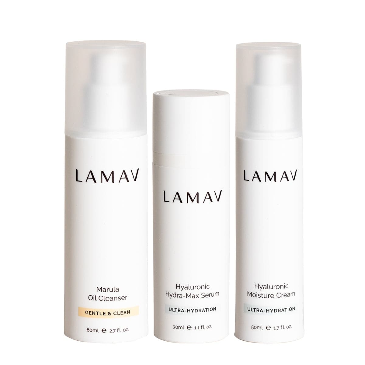 LAMAV Organic Skincare Essentials Hydration 3 Pack