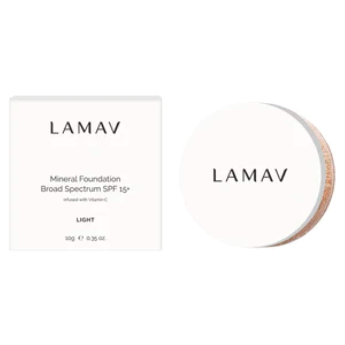 LAMAV Mineral Foundation Light SPF15+ 8g