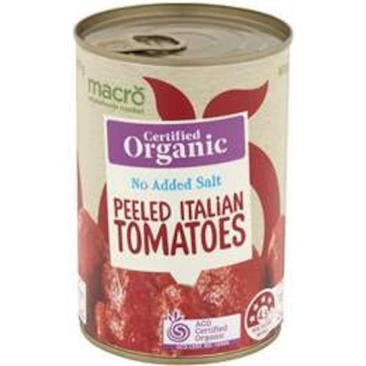 Macro Organic Peeled Italian Tomatoes 400g