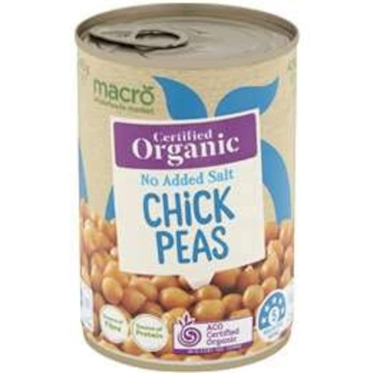 Macro Organic Chick Peas 425g