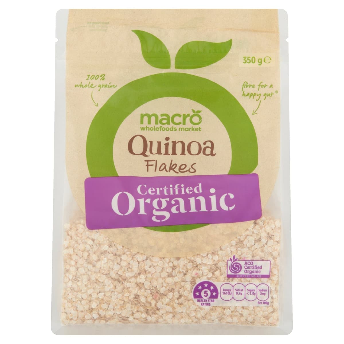 Macro Organic Quinoa Flakes 350g