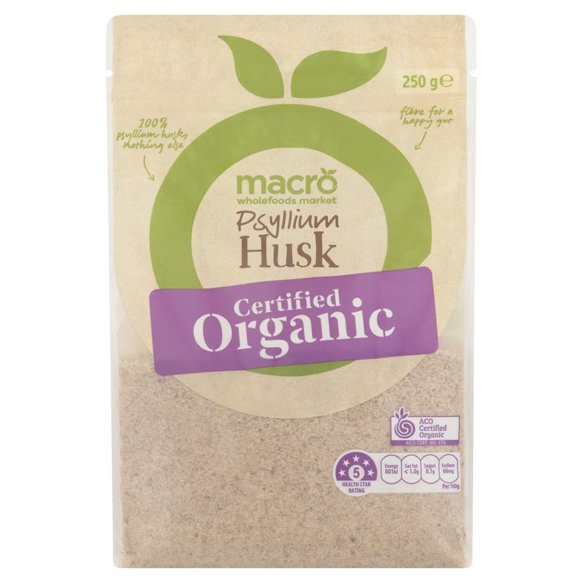 Macro Organic Psyllium Husk 250g
