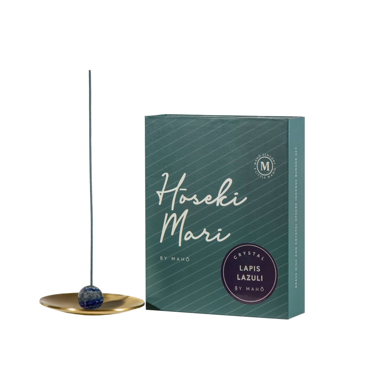 Maho Hoseki Mari Crystal Incense Burner Lapis Lazuli