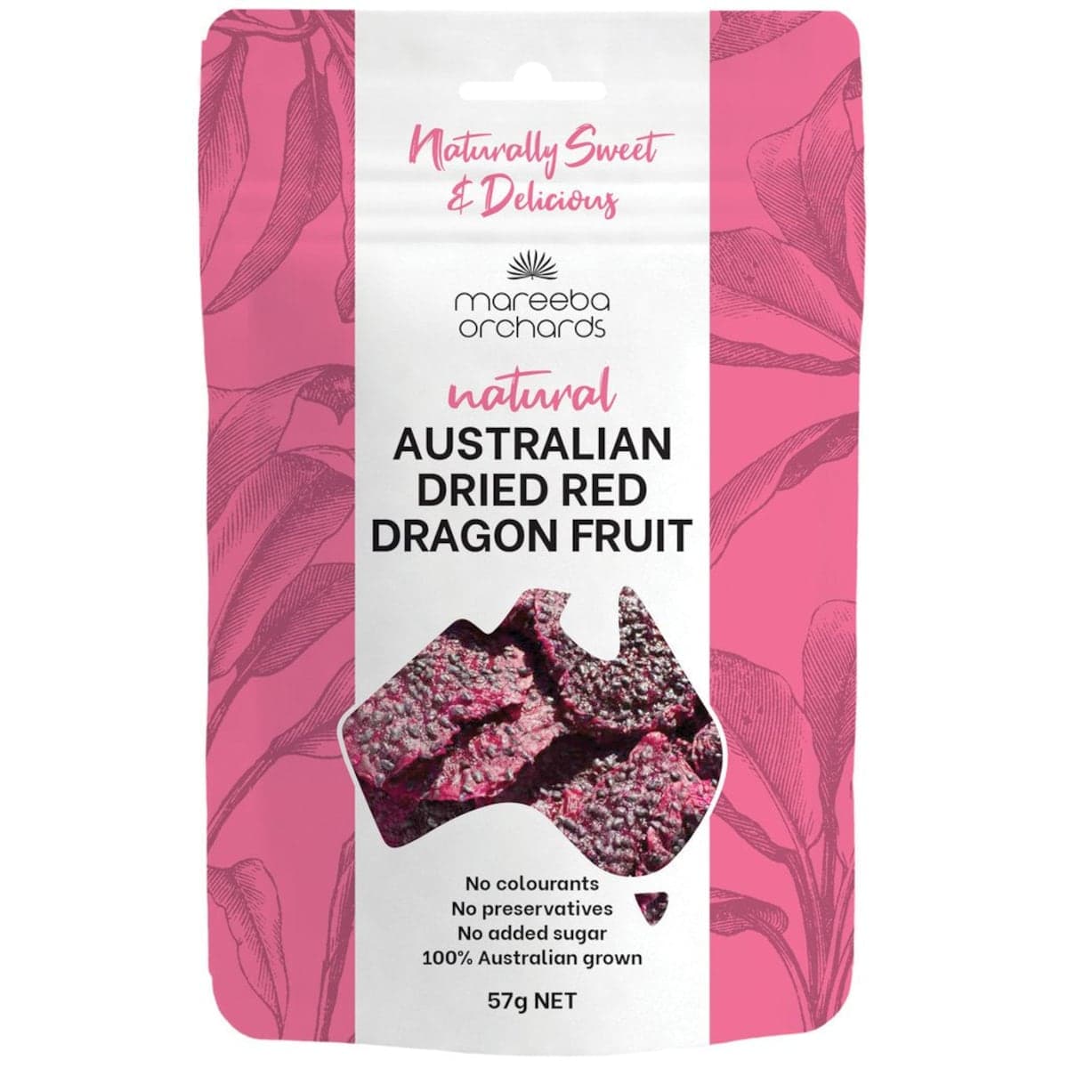 Mareeba Orchards Australian Dried Dragonfruit 57g