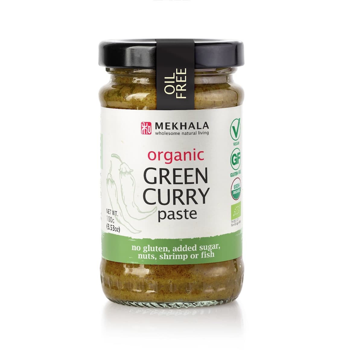 Mekhala Organic Thai Green Curry Paste 100g