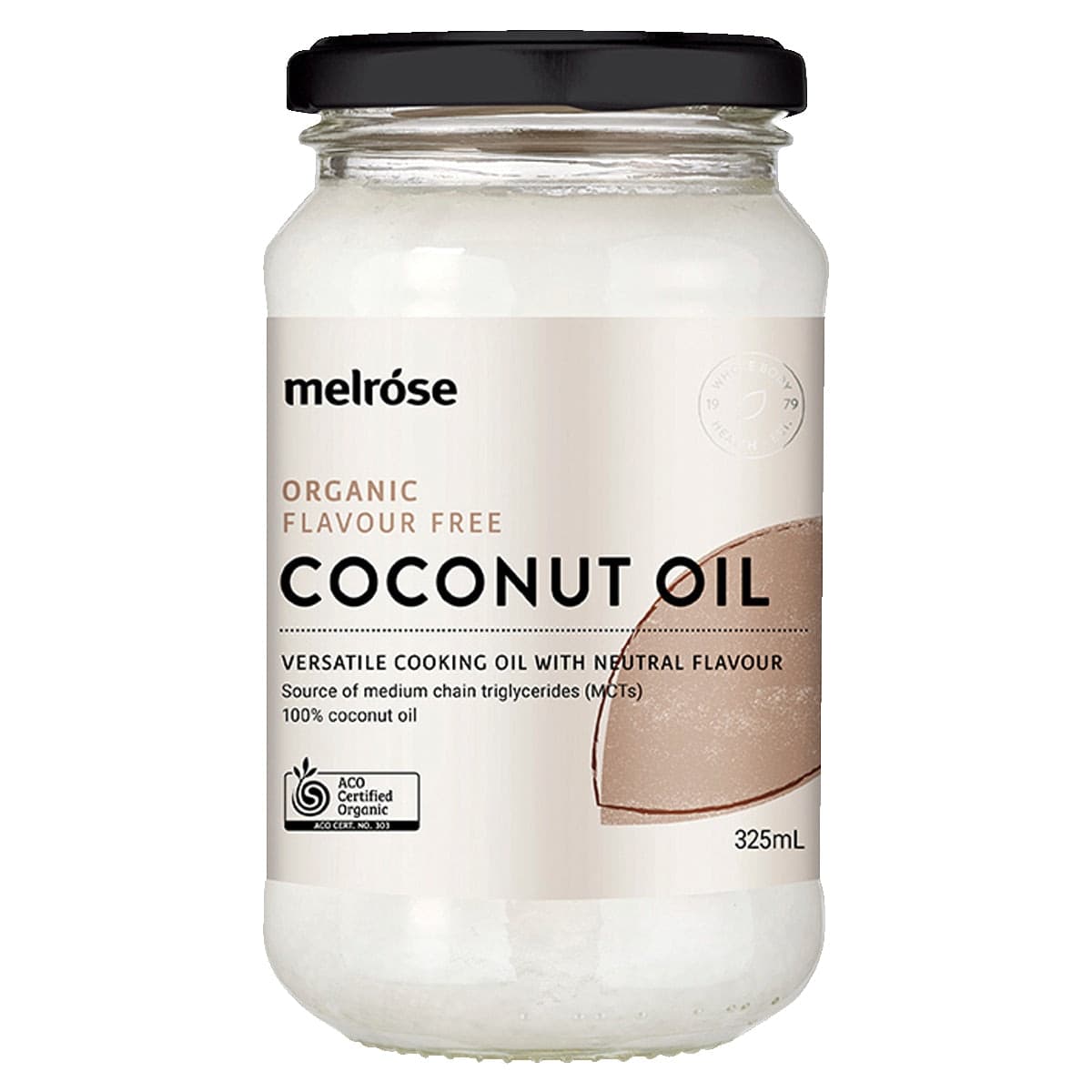 Melrose Organic Flavour Free Coconut Oil 325ml