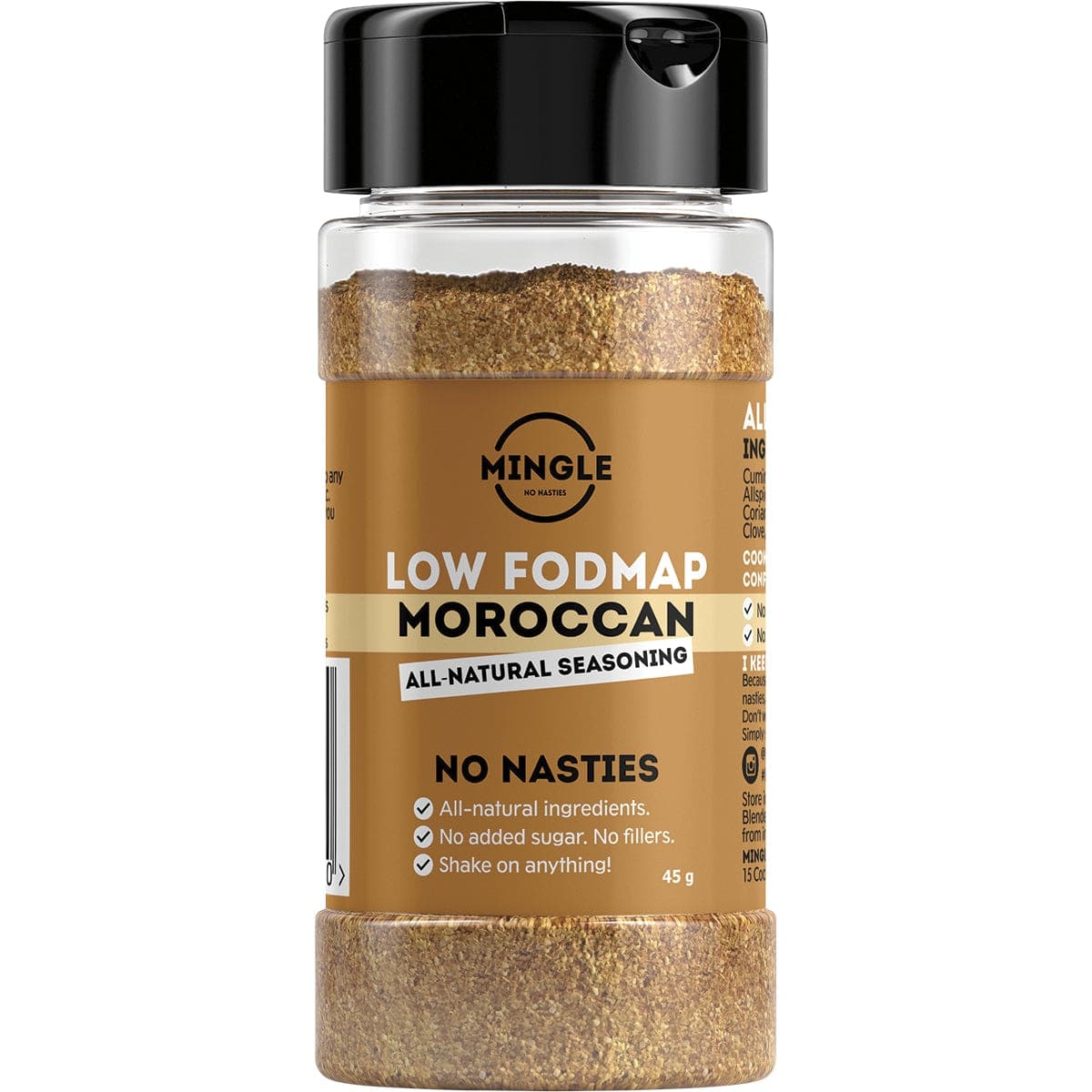 Mingle Low FODMAP Moroccan Seasoning 45g