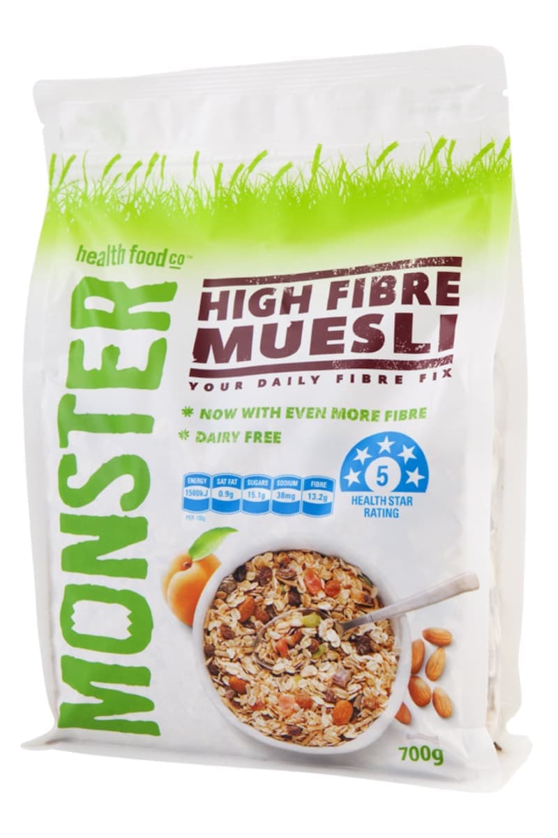 Monster Health Food Co High Fibre Muesli 700g