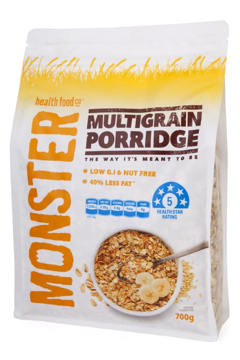 Monster Health Food Co Low GI Multigrain Porridge 700g
