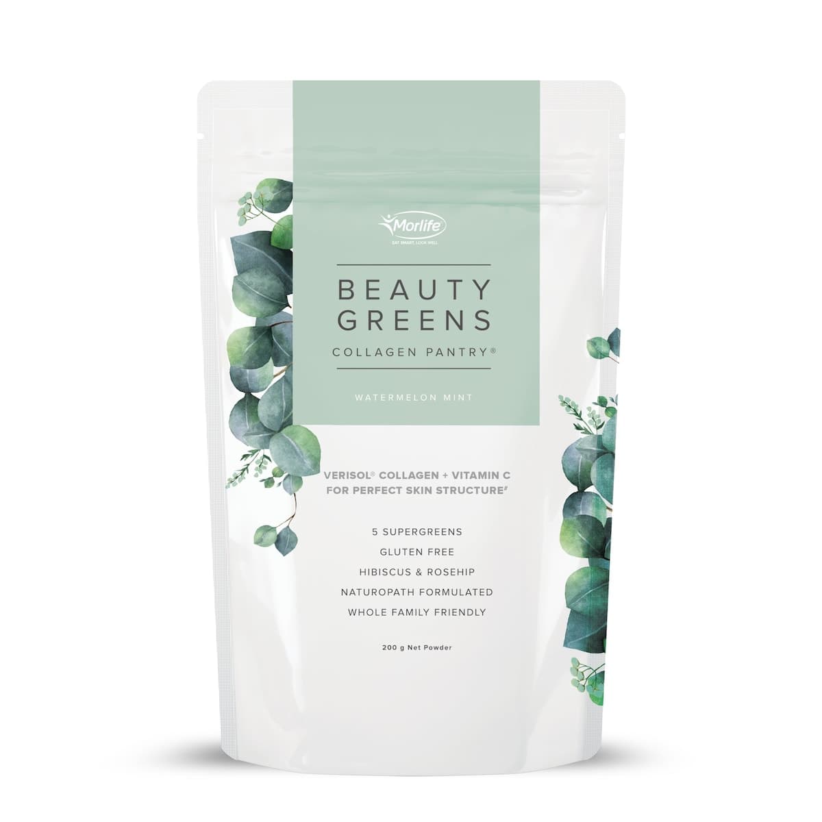 Morlife Beauty Greens Watermelon Mint 200g