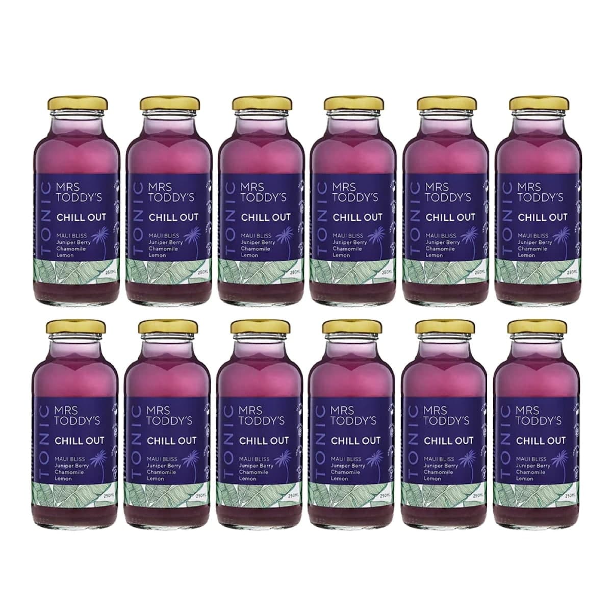 Mrs Toddy's Maui Bliss Chill Out Tonic Drink 12 x 250ml