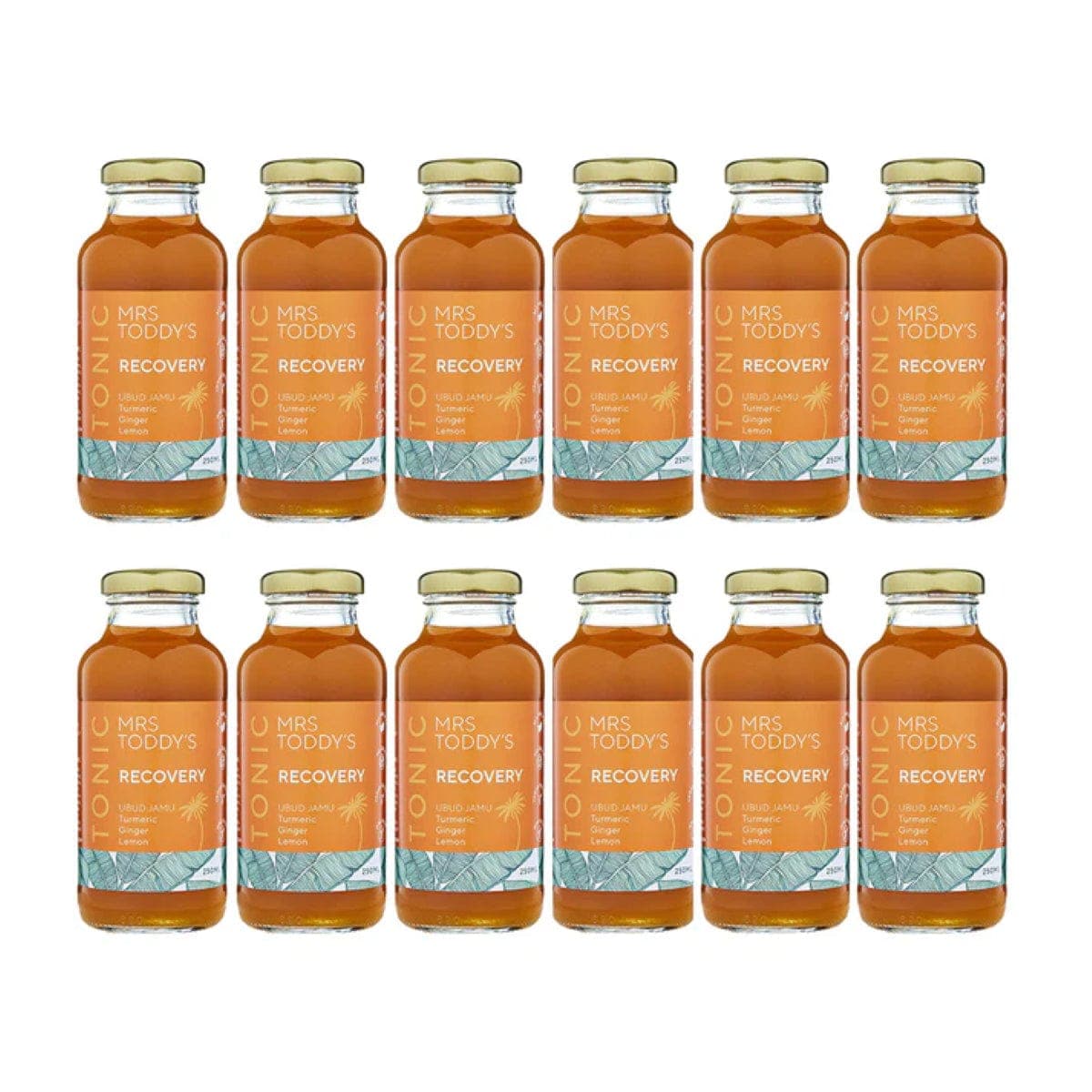 Mrs Toddy's Ubud Jamu Recovery Tonic Drink 12 x 250ml
