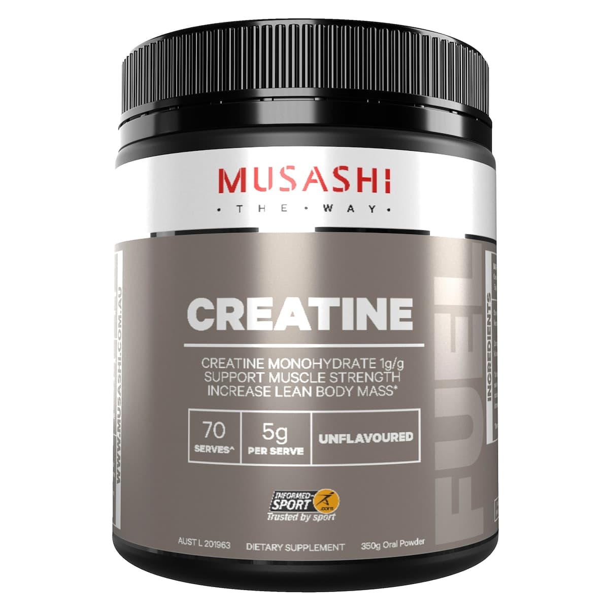 Musashi Creatine Monohydrate Unflavoured 350g