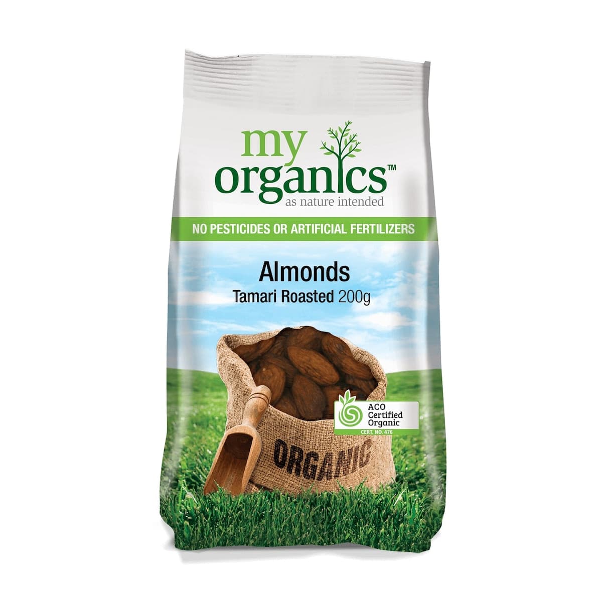 My Organics Tamari Almonds Roasted 200g