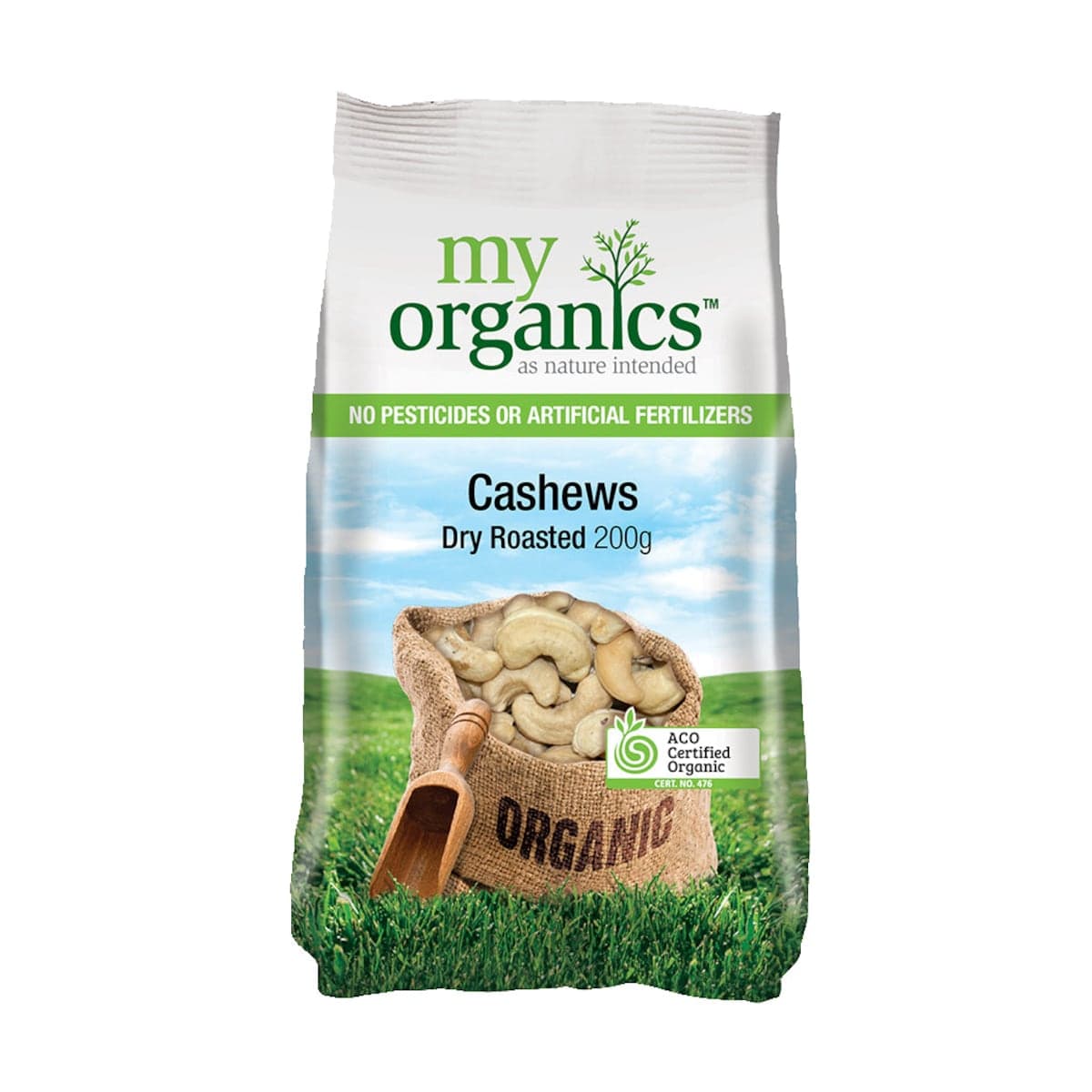 My Organics Cashews Dry Roast 200g