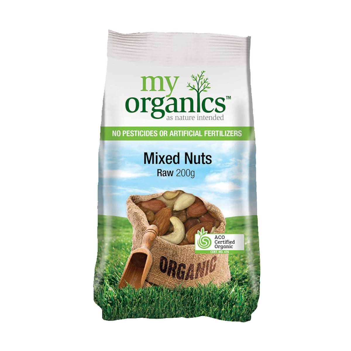 My Organics Mixed Nuts Raw 200g