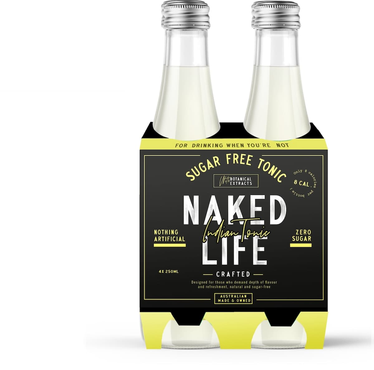 Naked Life Sugar Free Indian Tonic 4x250ml