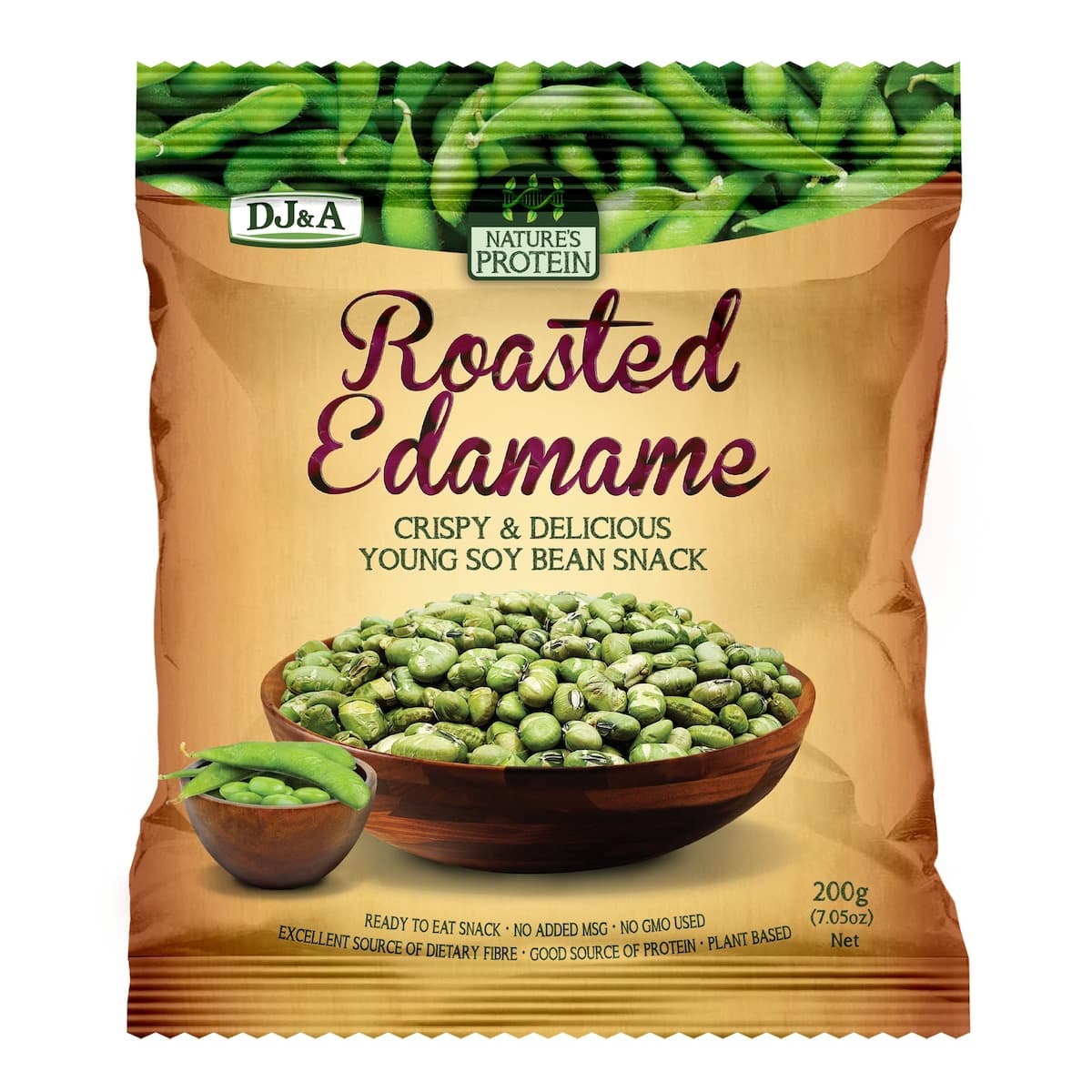 Natures Protein Roasted Edamame 200g