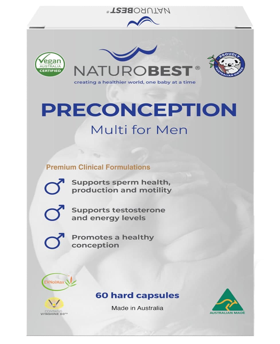 NaturoBest Preconception Multi for Men 60 Capsules