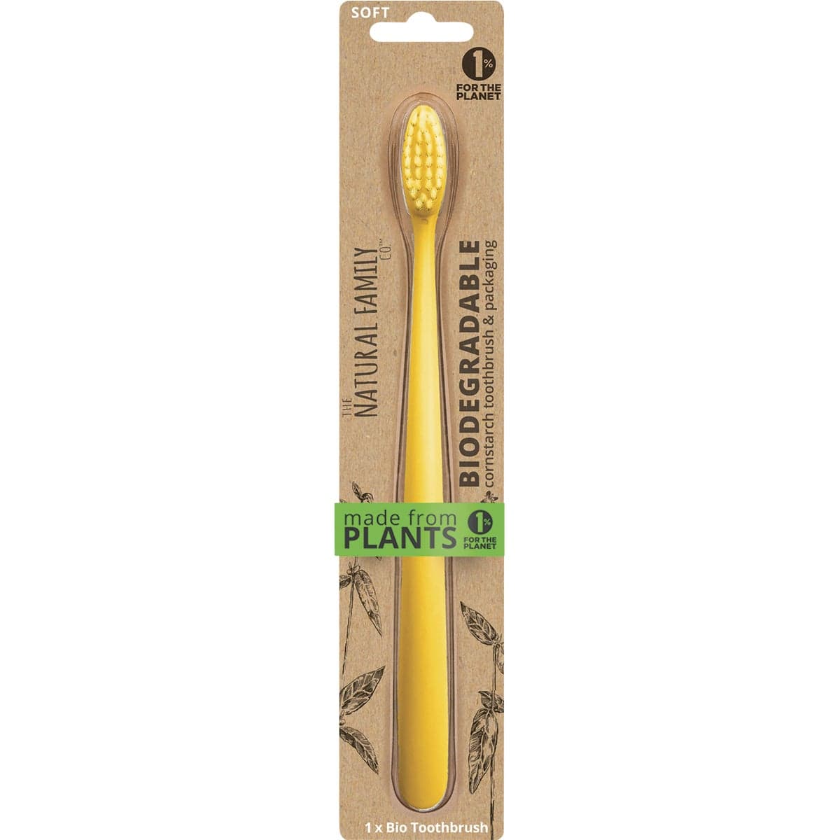 NFCO Bio Toothbrush Single Assorted Colours