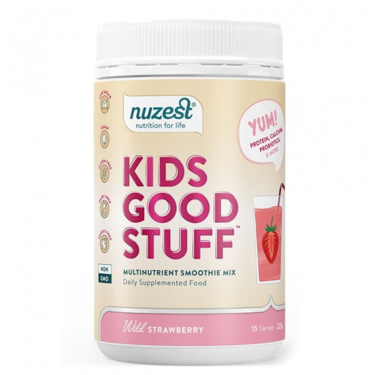 Nuzest Kids Good Stuff Wild Strawberry 225g