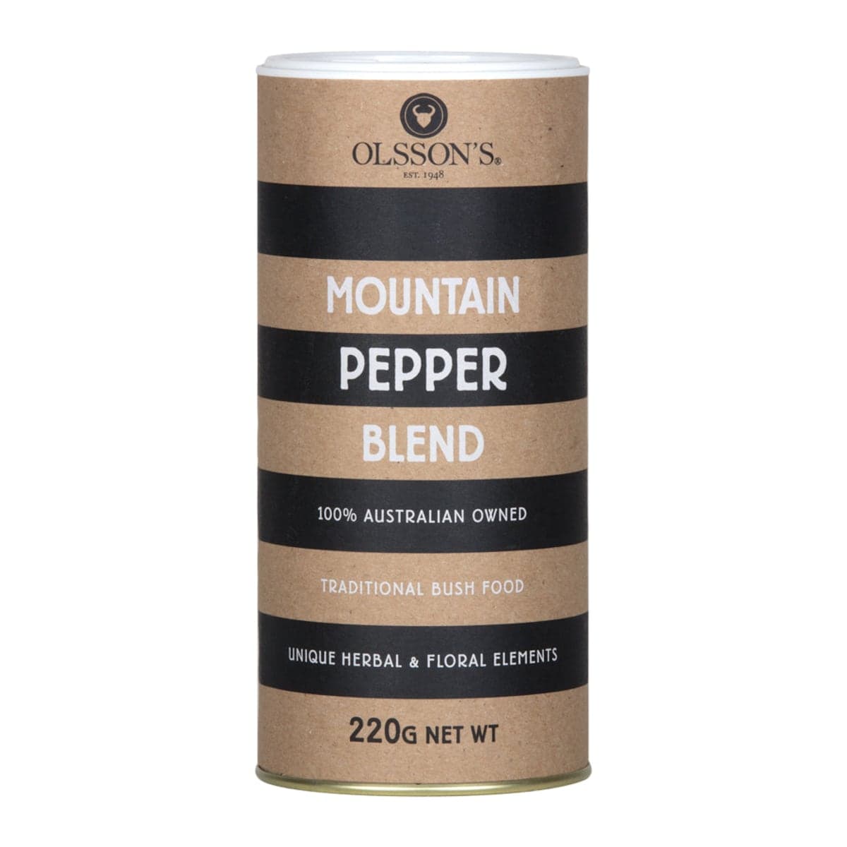 Olssons Salt Mountain Pepper Blend Shaker 220g