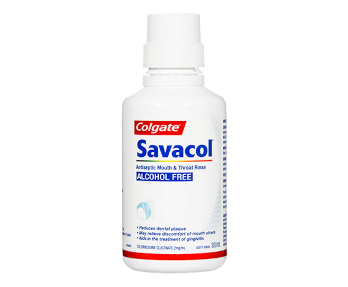 Savacol Antiseptic Mouth & Throat Rinse Alcohol Free 300ml
