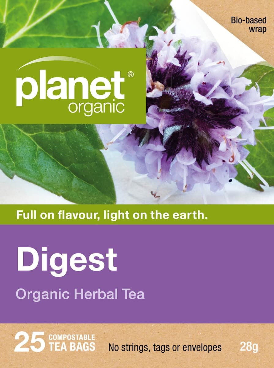 Planet Organic Digest Tea 25 Tea Bags
