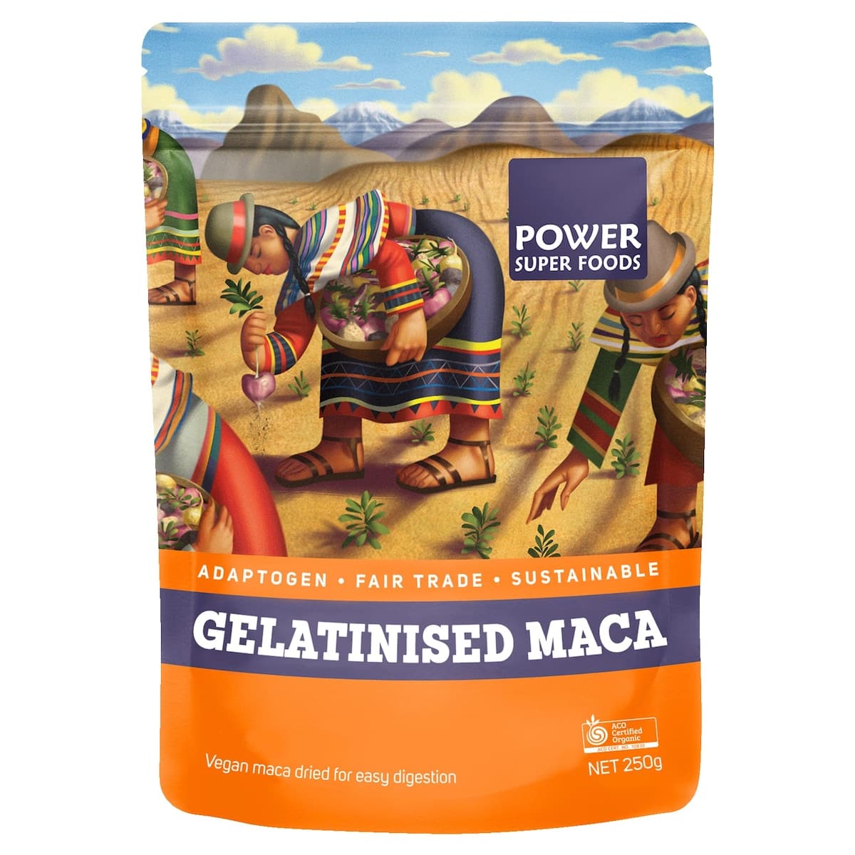 Power Super Foods Gelatinised Maca Powder 250g